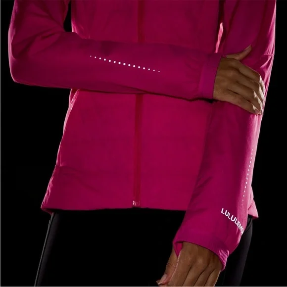 Lululemon 🍋 Down For It All Jacket Sonic Pink Sz 4